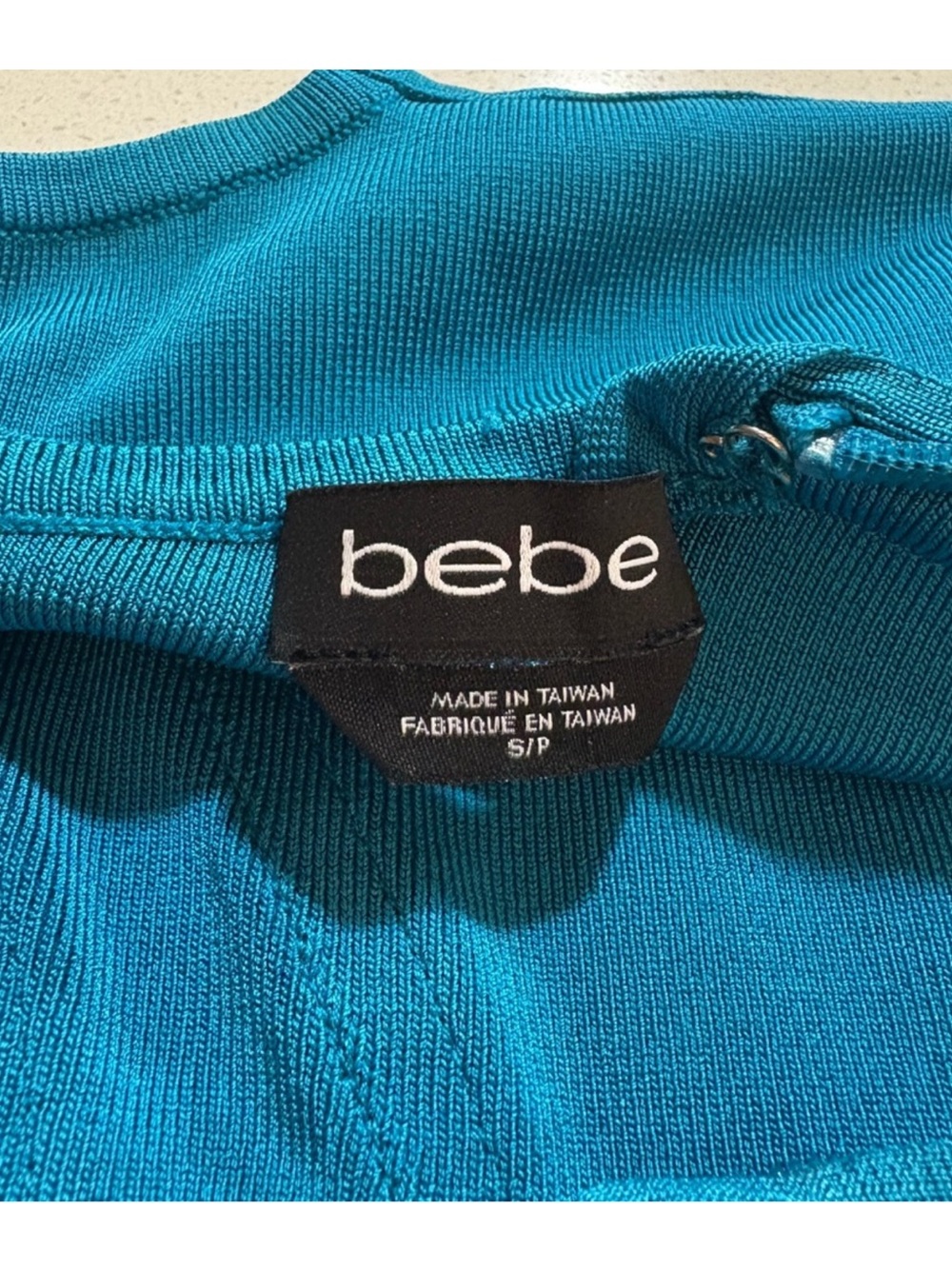Bebe Teal Bodycon Sheath Dress - Picture 5 of 5